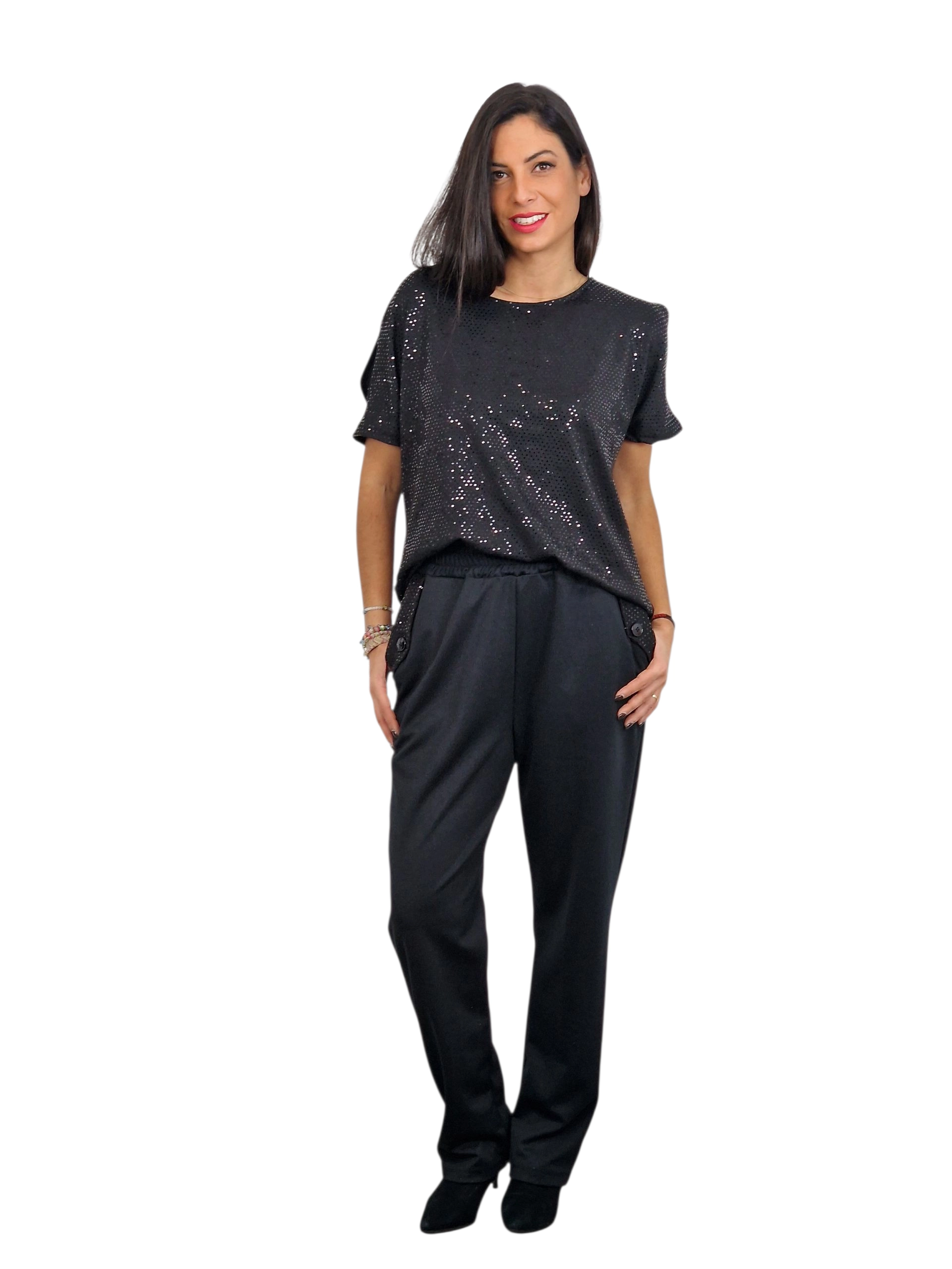 PANTALON BOLSILLOS LENTEJUELAS