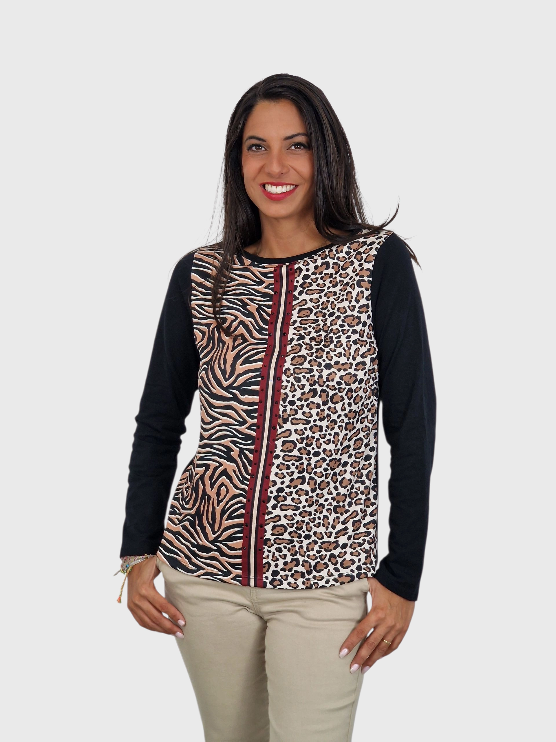 CAMISETA ANIMAL TIGRE/LEOPARDO