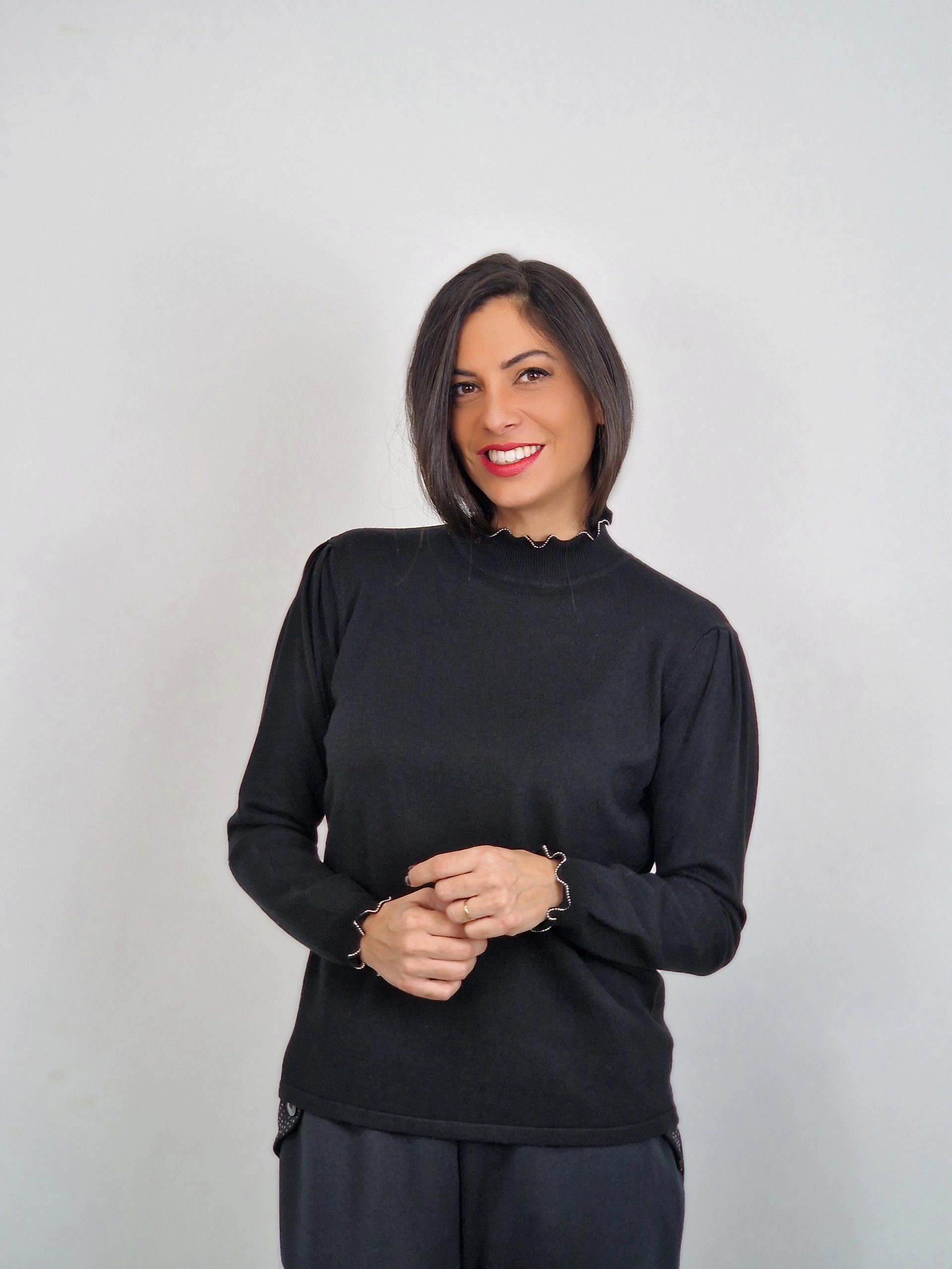 SUETER BOLITAS PLATEADAS