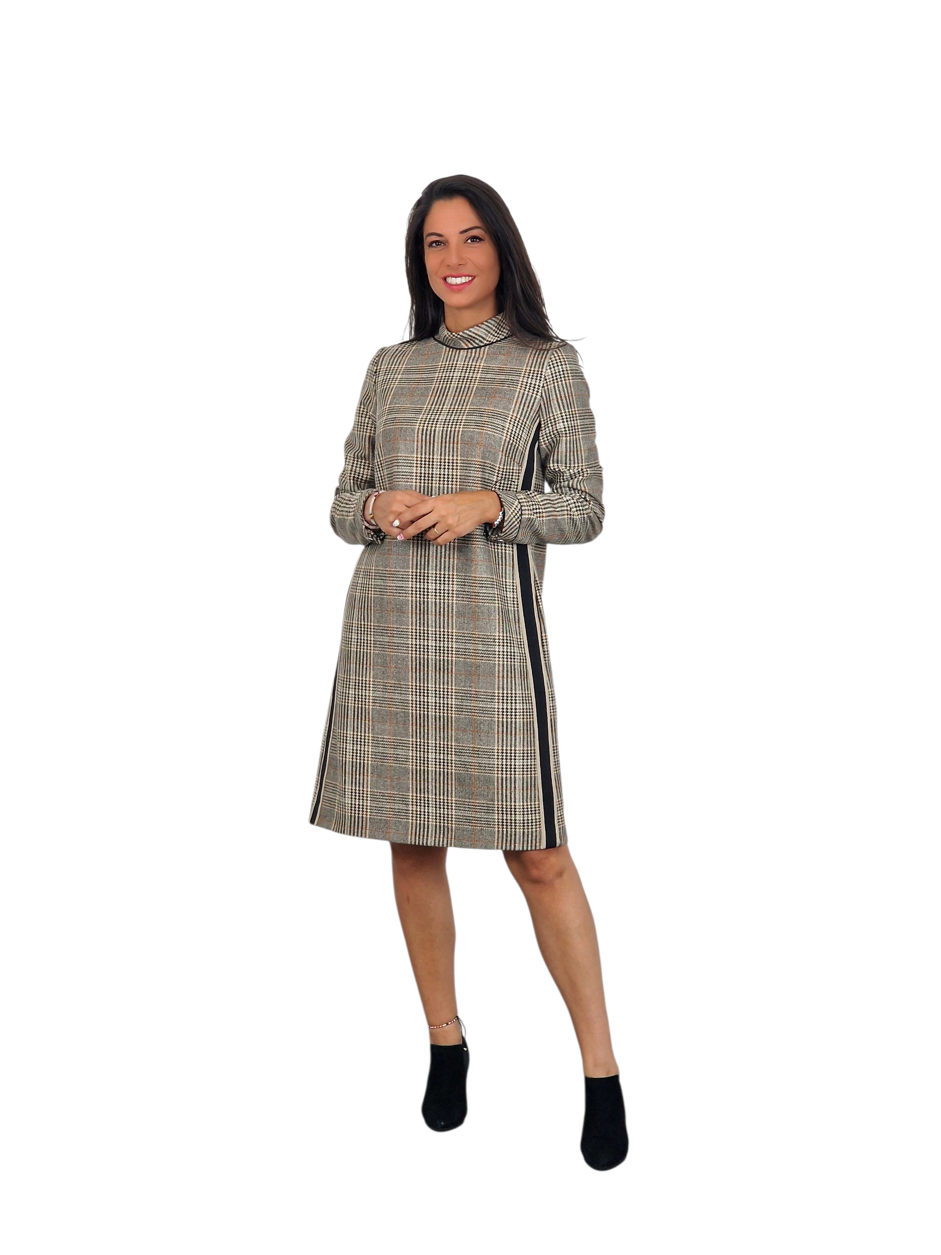 VESTIDO CUADRO ESCOCÉS