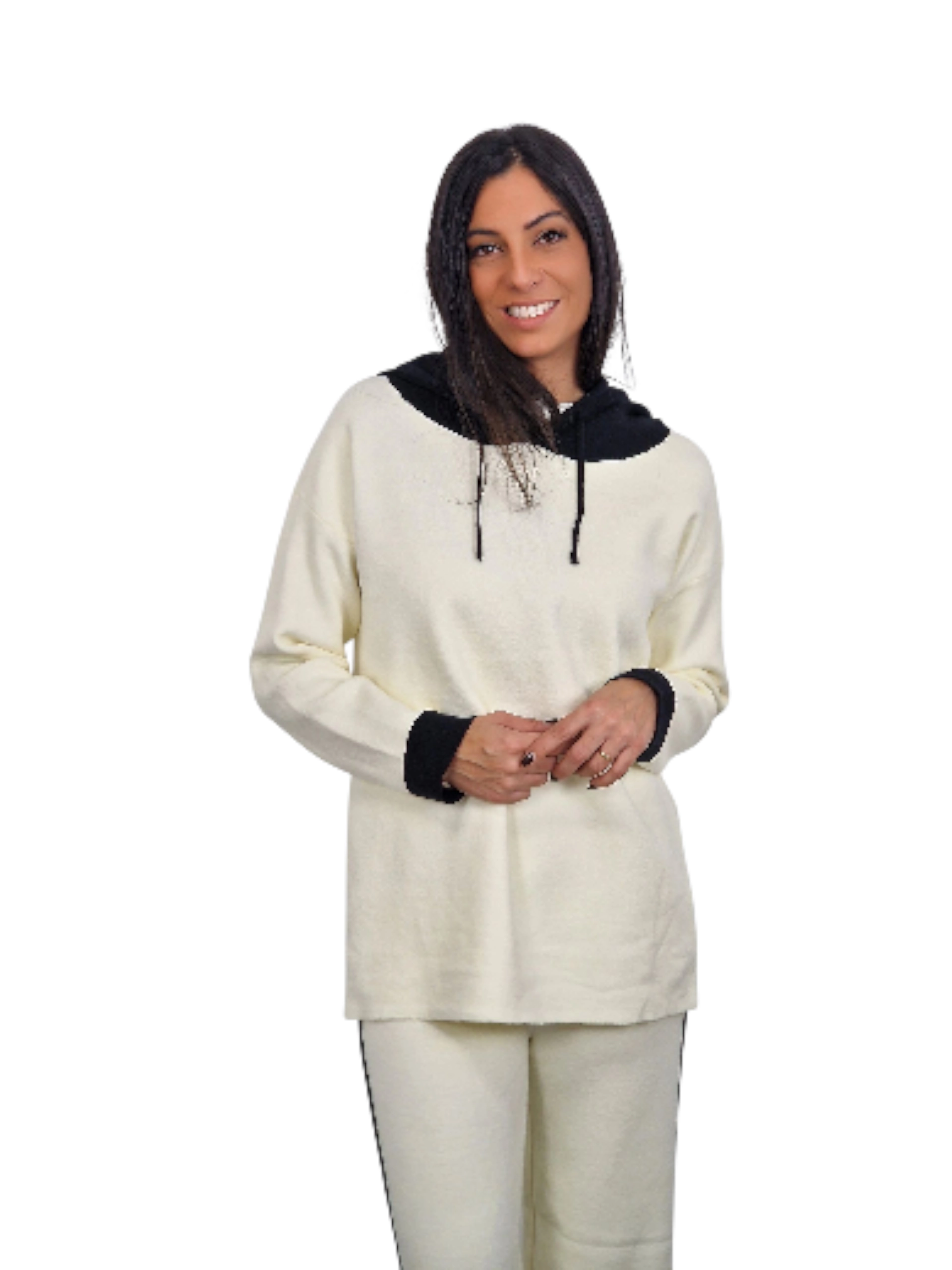 SUDADERA PUNTO BICOLOR