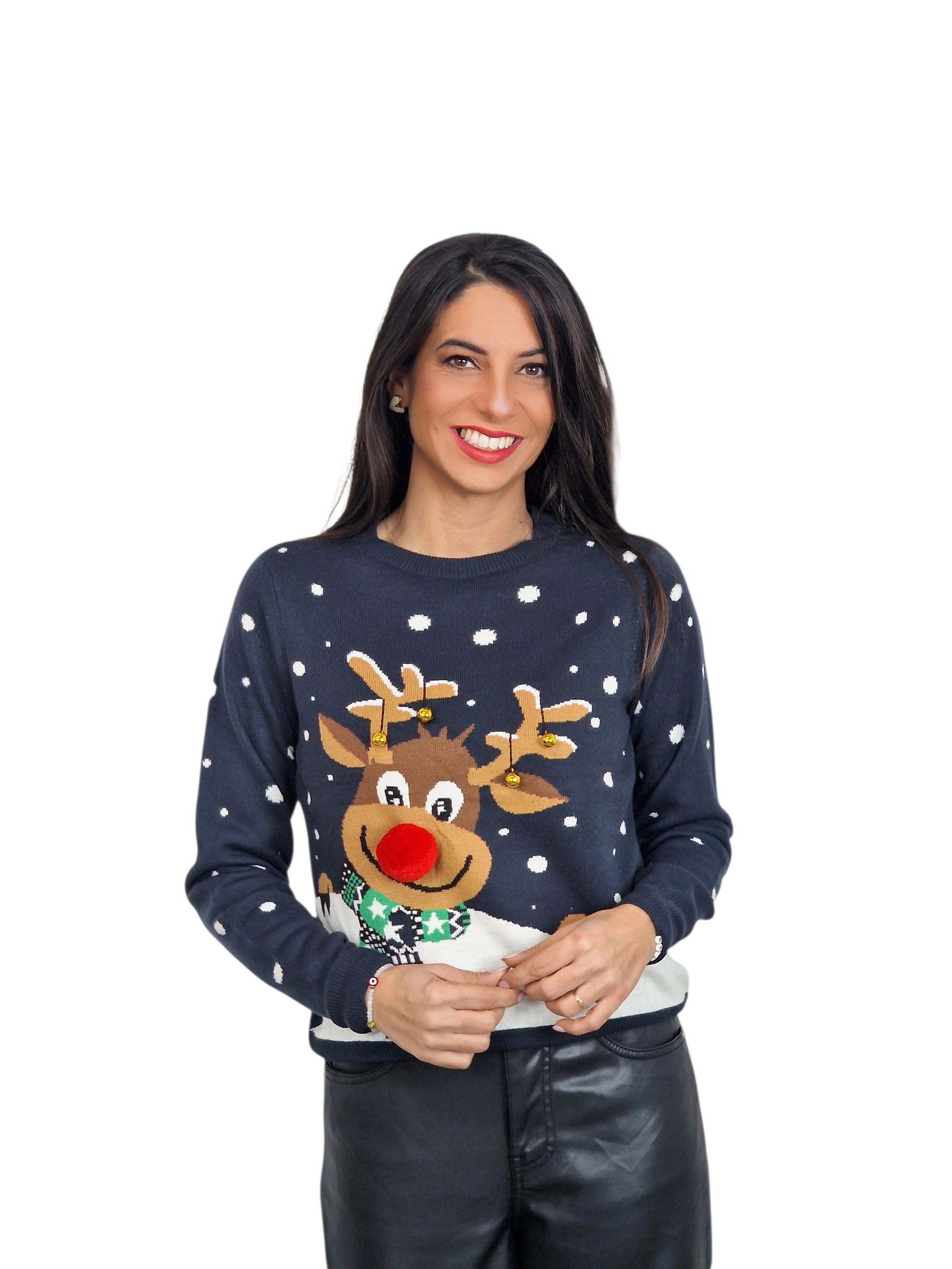 SUETER NAVIDEÑO RENO