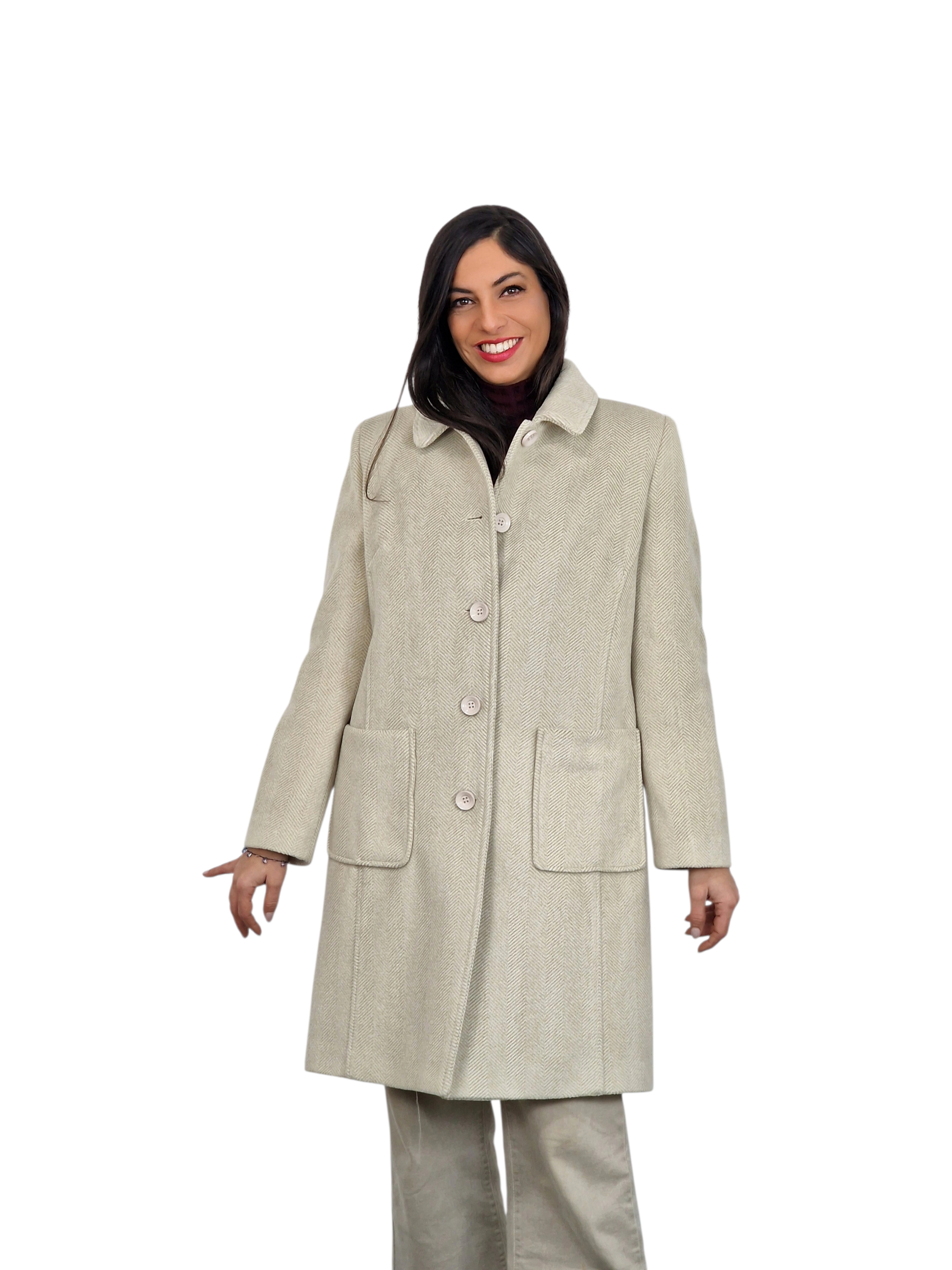 ABRIGO BOLSILLOS TAFLÓN