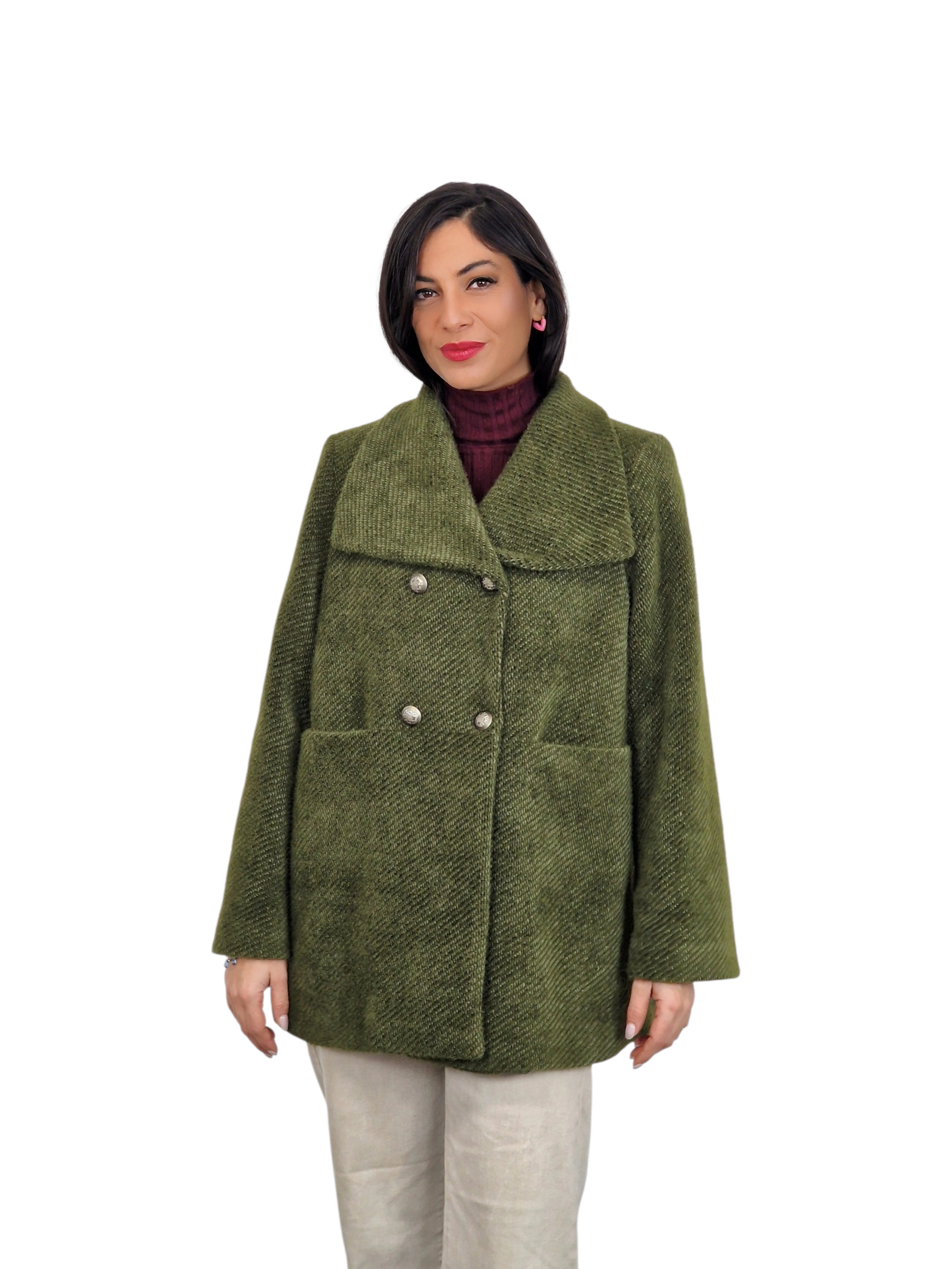 ABRIGO CORTO CRUZADO