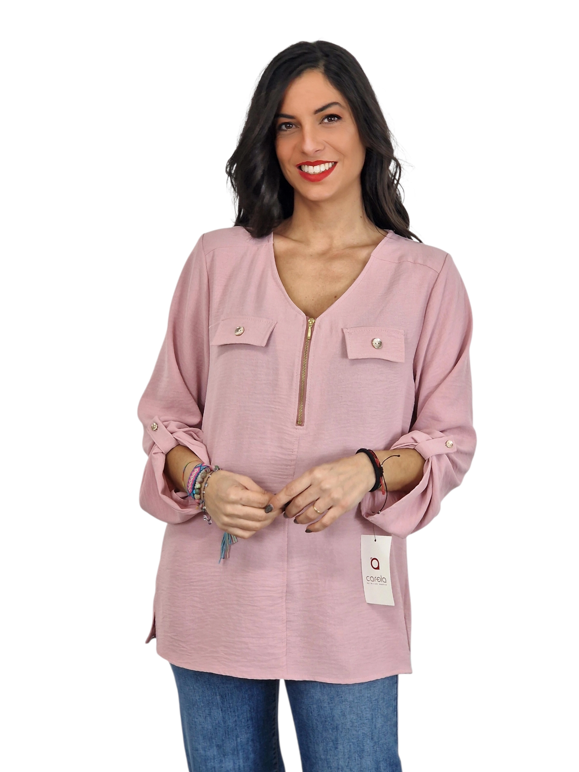 BLUSA BOLSILLO SOLAPA