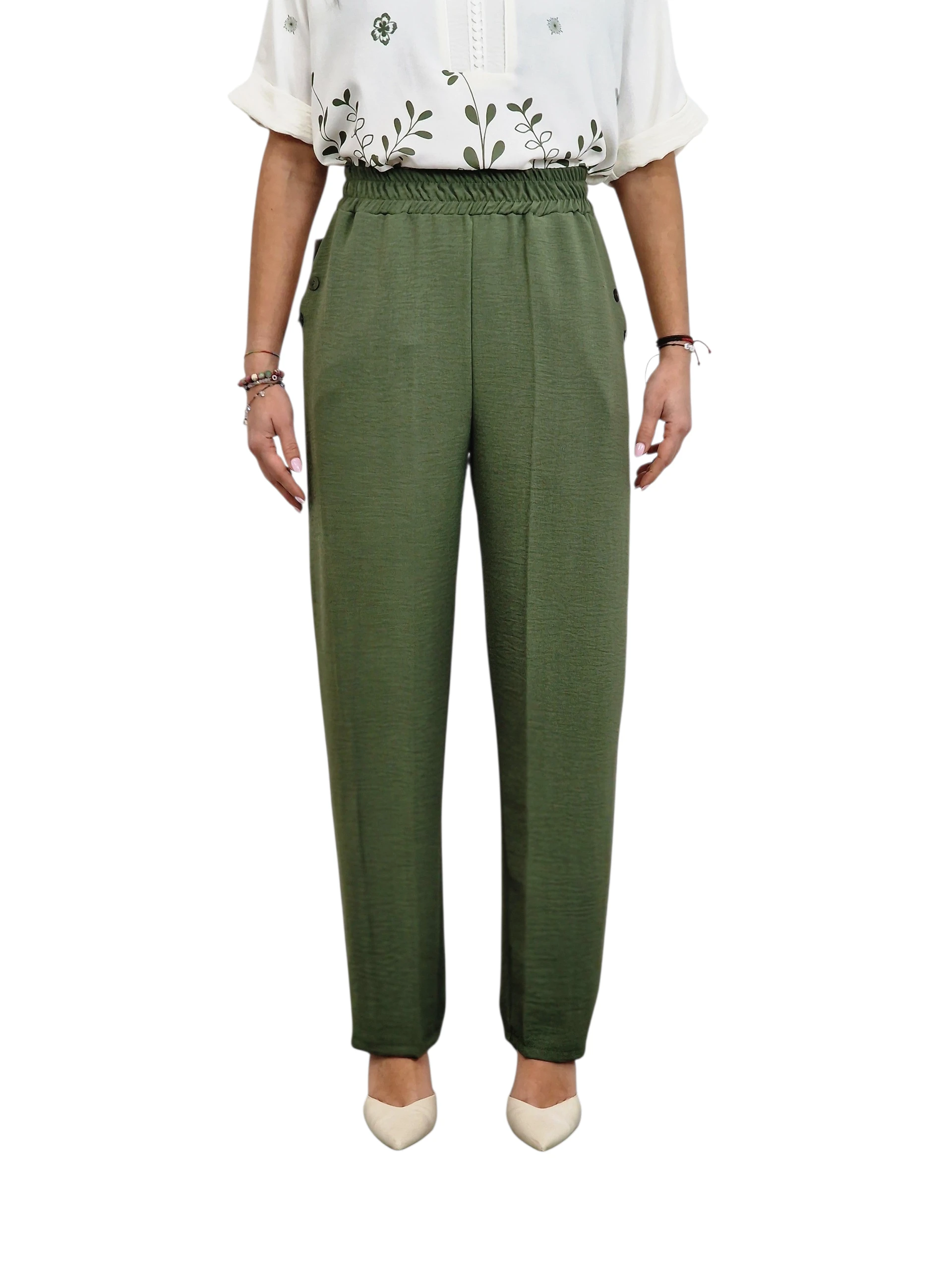 PANTALON BOLSILLO BOTÓN - Imagen 2