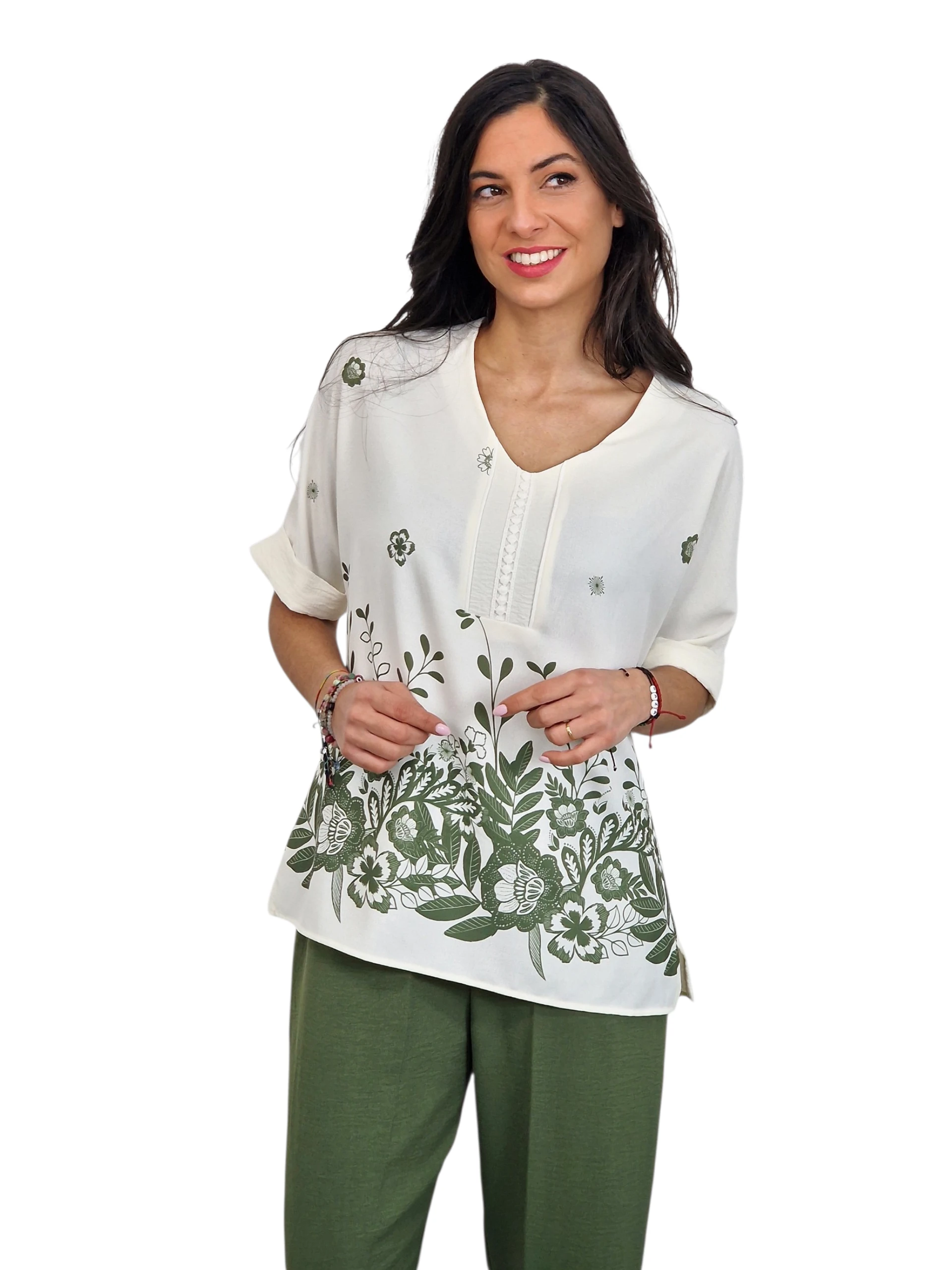 BLUSA HIERBAS