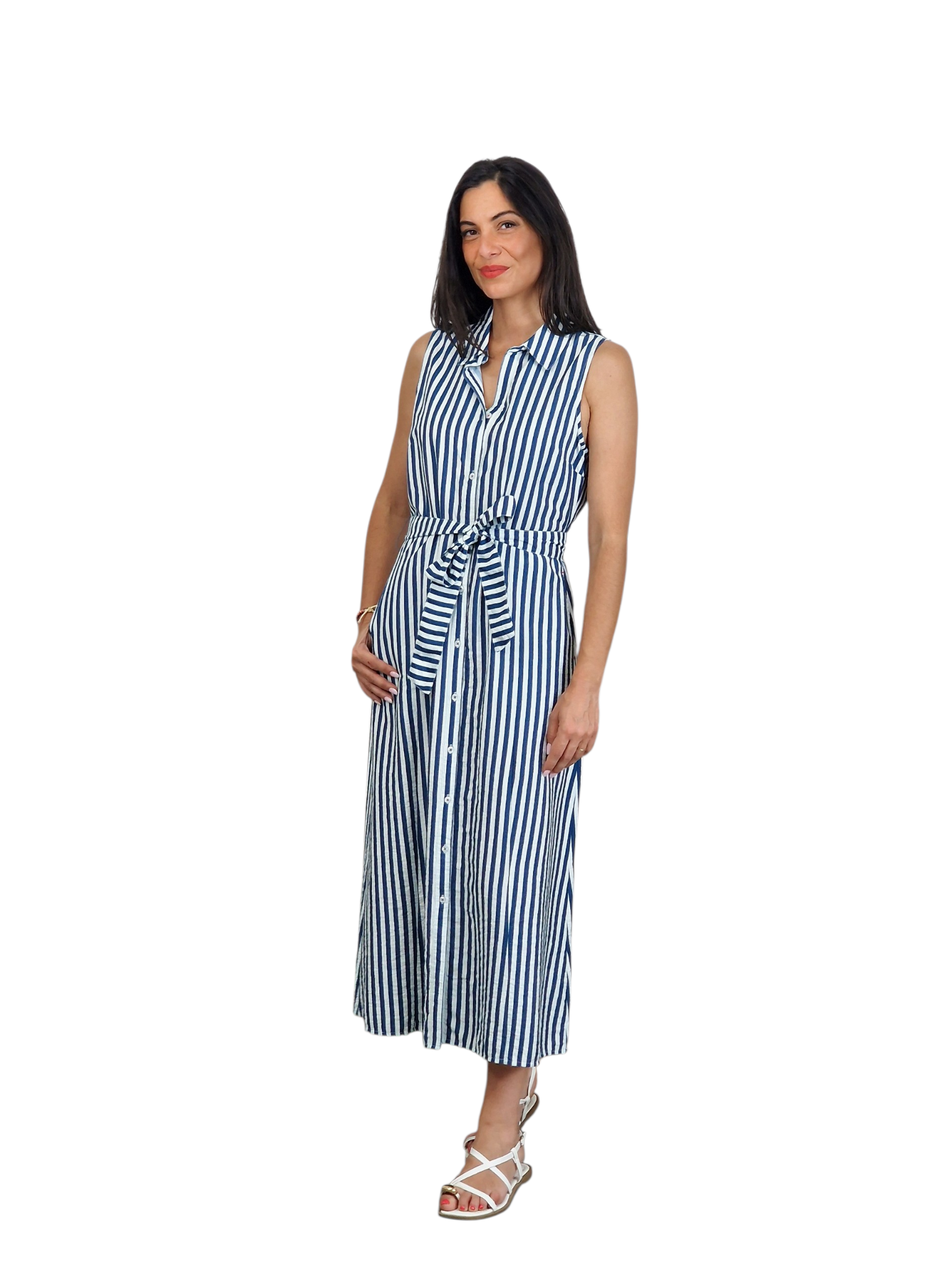 VESTIDO RAYADO
