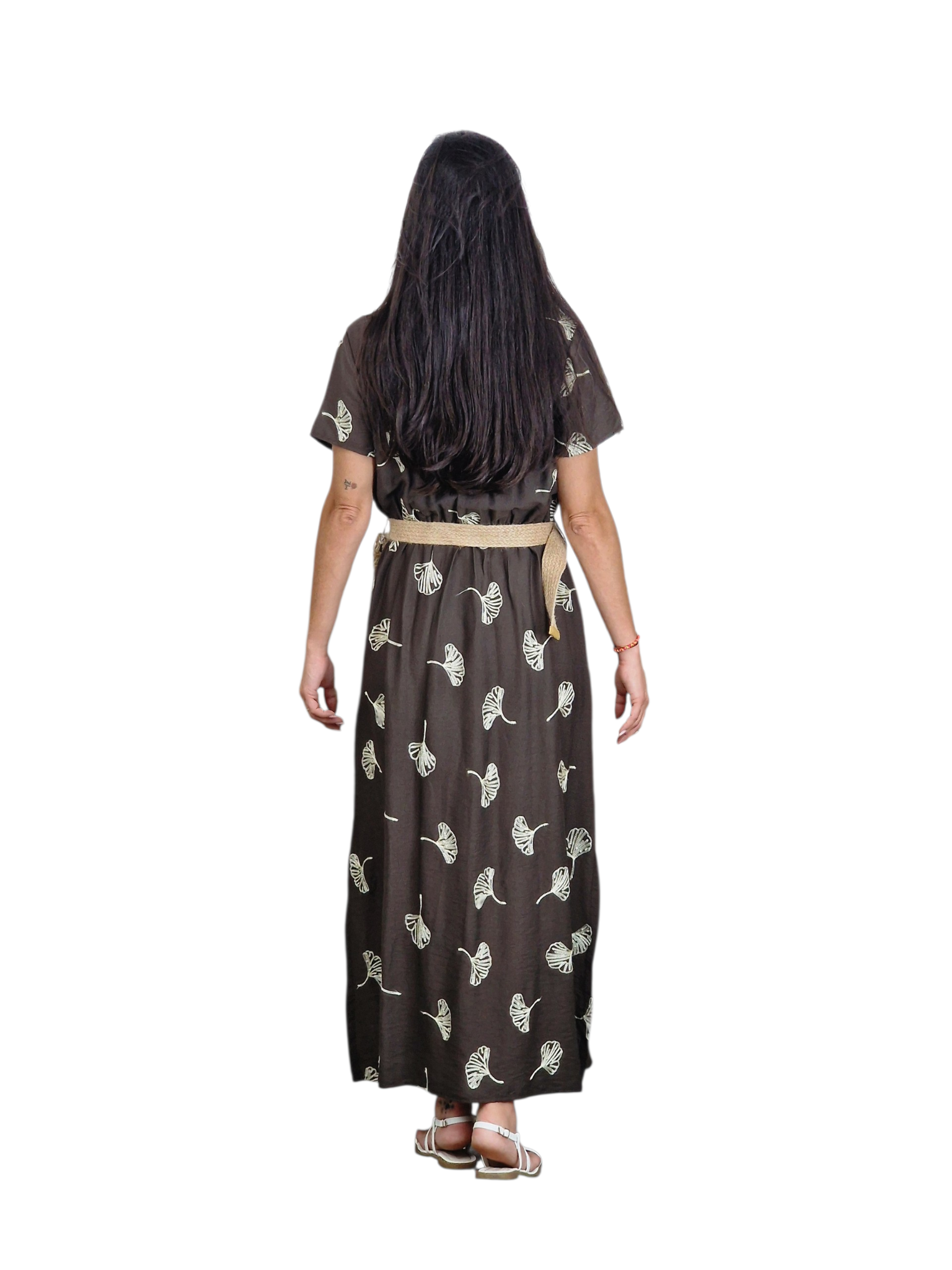 VESTIDO CINTO RAFIA - Imagen 3