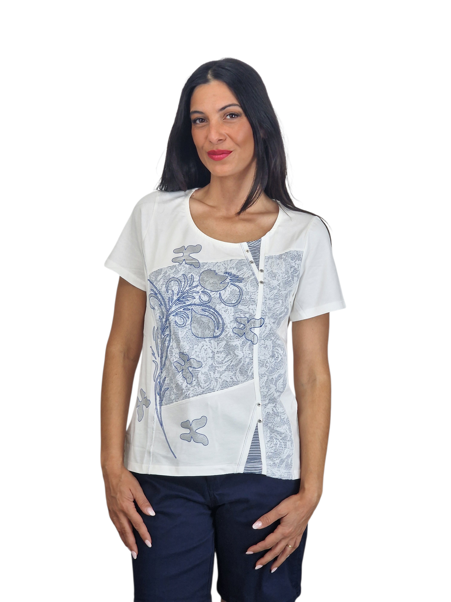 CAMISETA ENCAJE