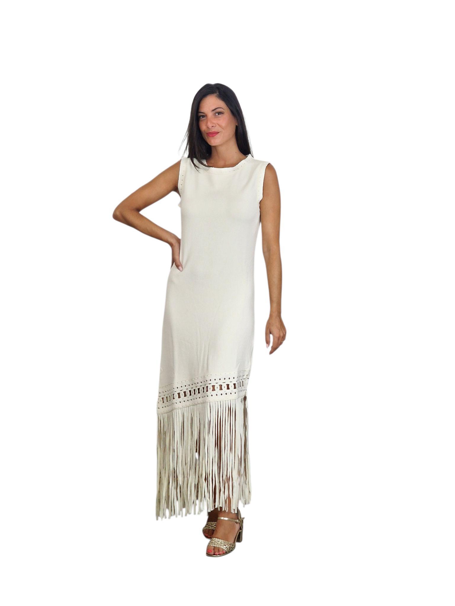 VESTIDO FLECOS