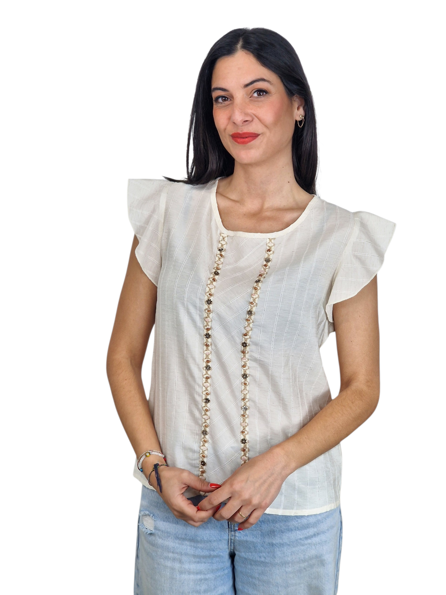 BLUSA PIEDRITAS