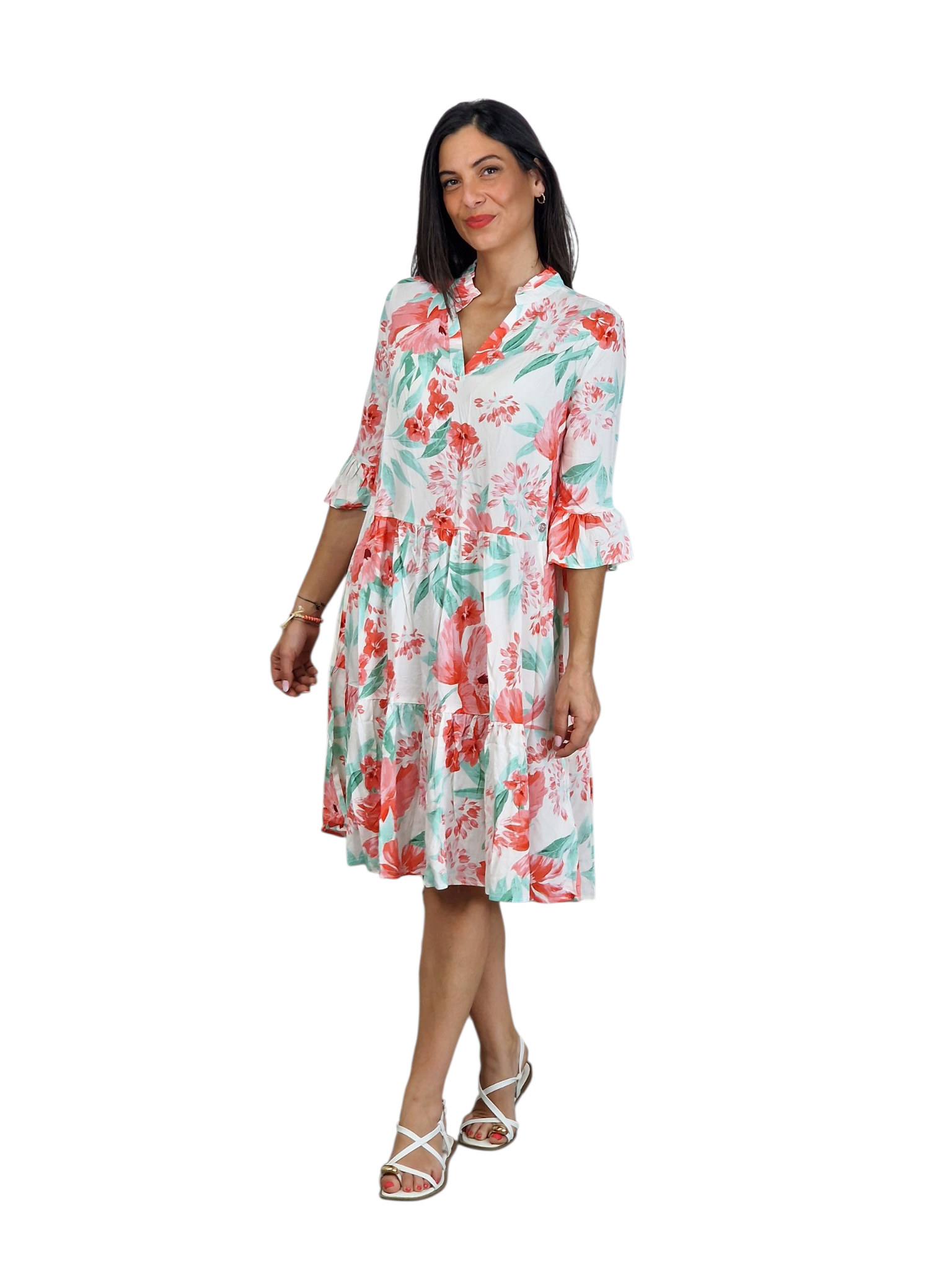 VESTIDO MANGA FRANCESA