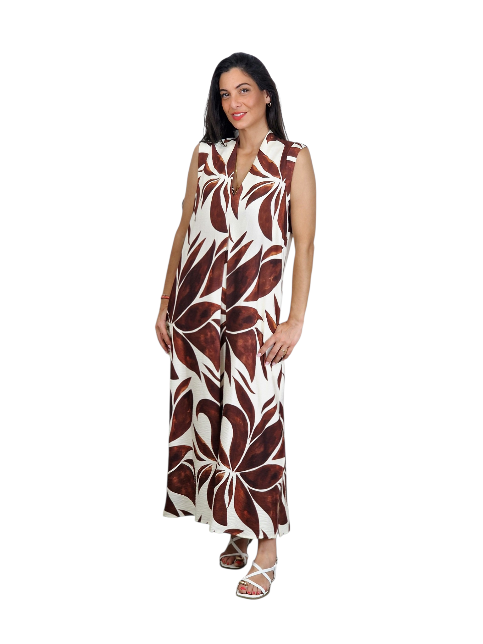 VESTIDO HOJAS